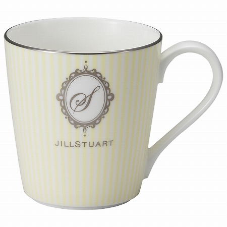 【母の日】【Bridal Gift】ジルスチュアート(JILL STUART) イニシャルマグカップ(S) 290cc (51919-2773)
