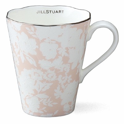 【母の日】【Bridal Gift】ジルスチュアート(JILL STUART) マグカップ(ピンクフラワー) 300cc (52425-2856)