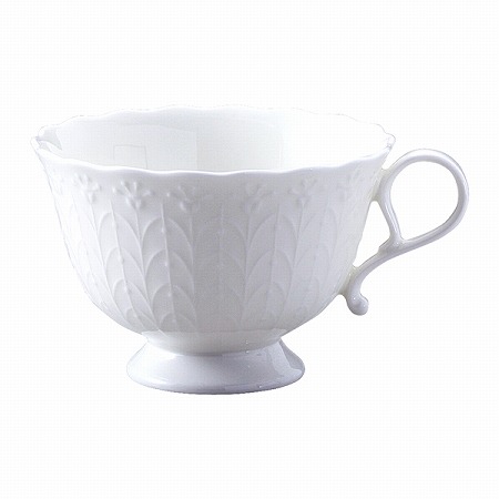 シルキーホワイト ティーコーヒー兼用カップ単品 200cc 電子レンジ温め 食洗機対応 (9968-2406P)