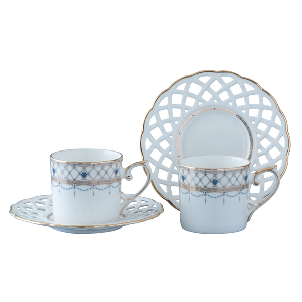 2人用ﾒｯｼｭｺｰﾋｰｶｯﾌﾟ&ｿｰｻｰｾｯﾄ160cc