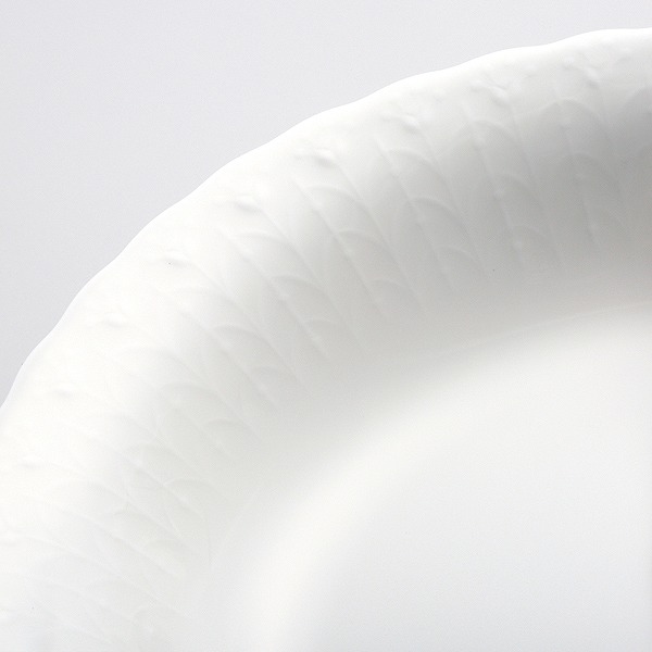 23cmｵｰﾊﾞﾙｶﾚｰﾌﾟﾚｰﾄｾｯﾄ(ｼﾙｷｰﾎﾜｲﾄ)