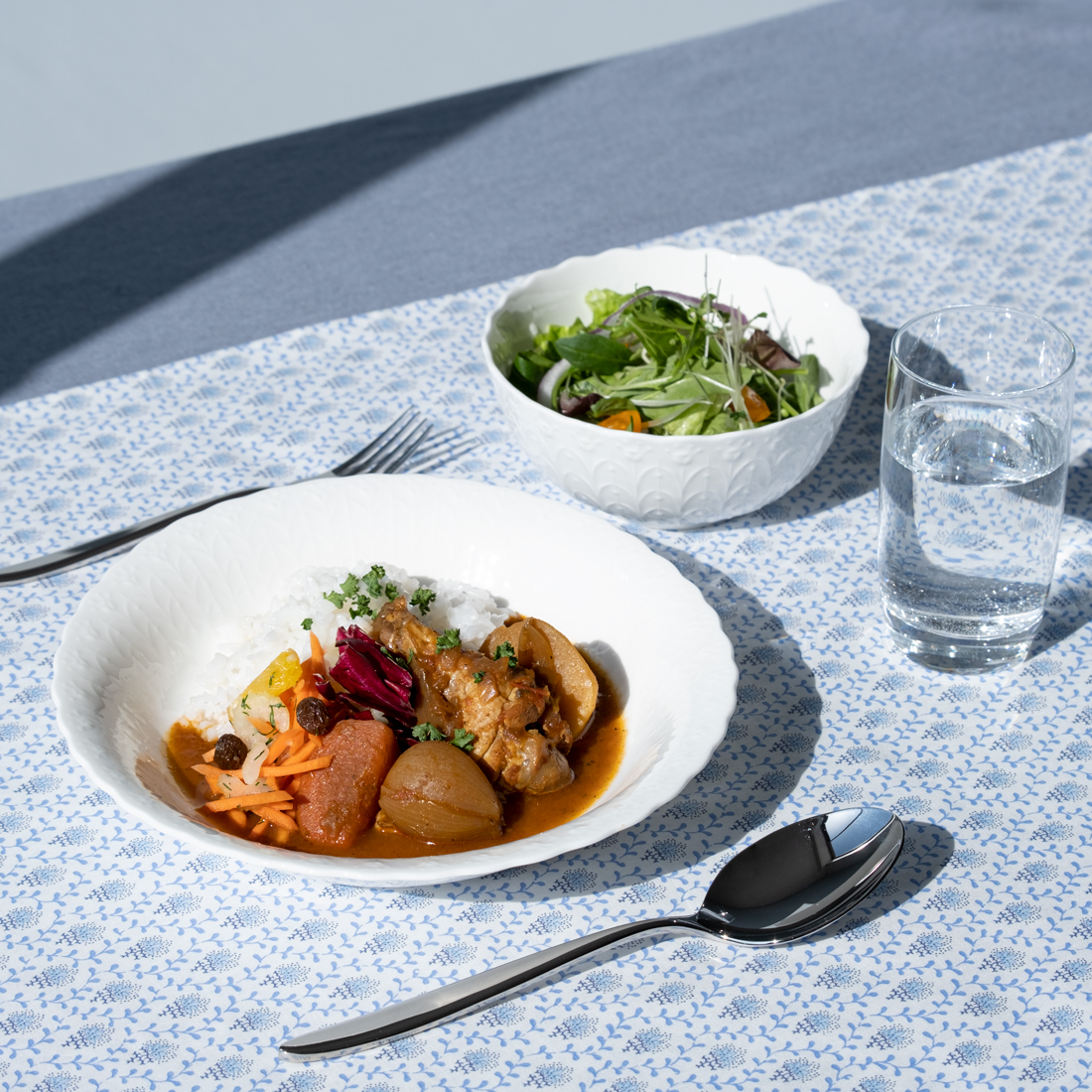 23cmｵｰﾊﾞﾙｶﾚｰﾌﾟﾚｰﾄｾｯﾄ(ｼﾙｷｰﾎﾜｲﾄ)