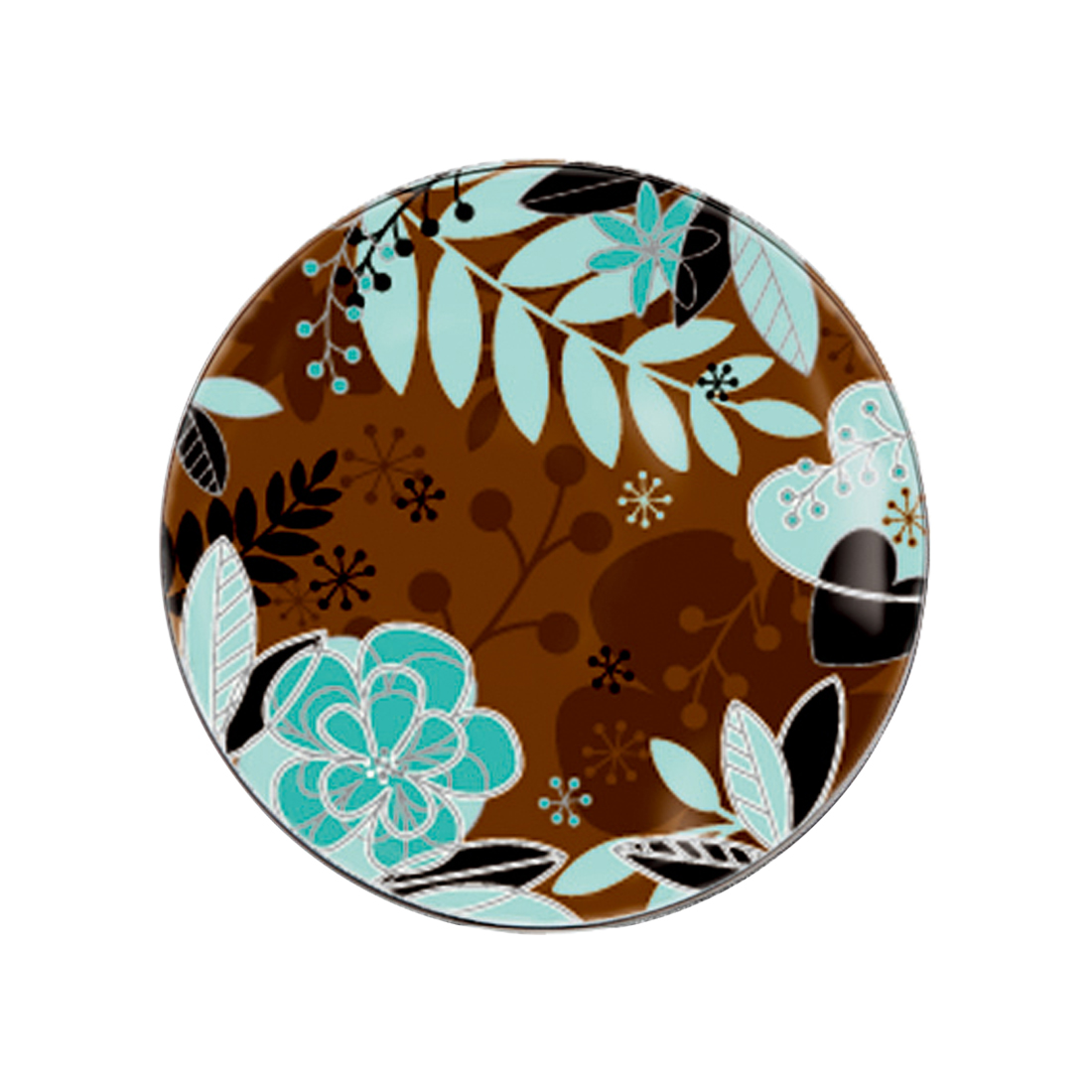 12cmﾌﾟﾚｰﾄ(ﾀﾞｰｸﾌﾞﾗｳﾝ)