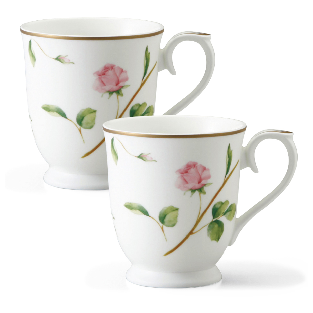 食器 洋食器 ナルミ公式オンラインショップ 鳴海製陶公式オンラインショップ 21秋冬新作 特別企画品 ロージーレーン 復刻 マグカップセット 290cc 2人用 電子レンジ温め対応 512 ナルミ Narumi