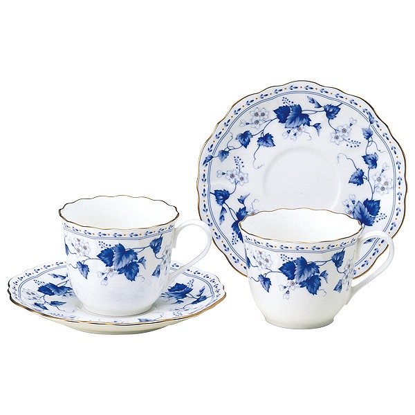 NARUMI BONE CHINA ナルミ シルキーホワイト コーヒーセット