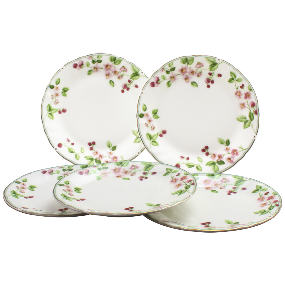 【50％OFF】レティシア プレートセット 17㎝ 5人用 (41632-33543B)