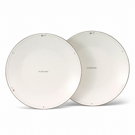 【Bridal Gift】ジルスチュアート(JILL STUART) プレートセット 23cm 2人用 (41635-33354)