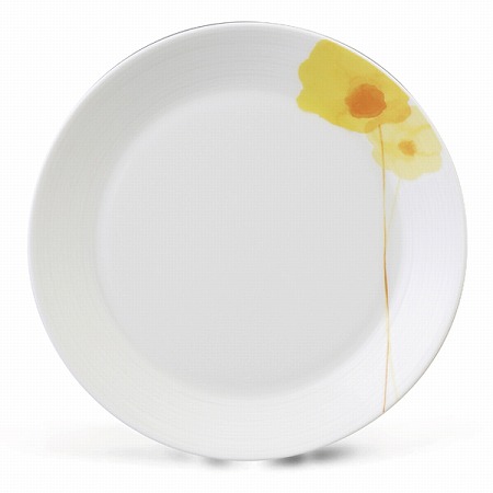 【30％OFF】スプリング・フィールド プレート(イエロー) 20cm 電子レンジ温め 食洗機対応 (52286-5919)