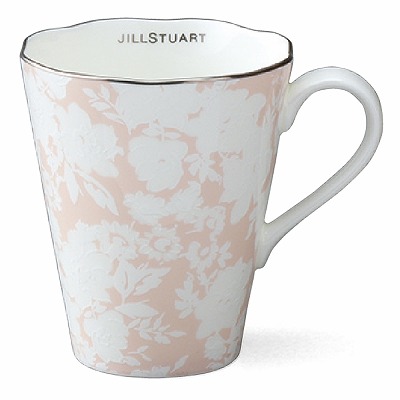 【Bridal Gift】ジルスチュアート(JILL STUART) マグカップ(ピンクフラワー) 300cc (52425-2856)