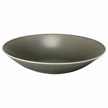 【50％OFF】あえか ディーププレート(苔の色) 23cm 電子レンジ温め 食洗機対応 (58069-5637)
