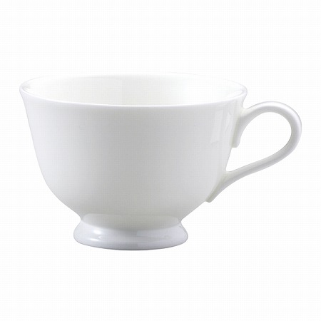 ロイヤルコート 高台付ティーコーヒー兼用カップ 200cc 電子レンジ温め 食洗機対応 (9265-2546)