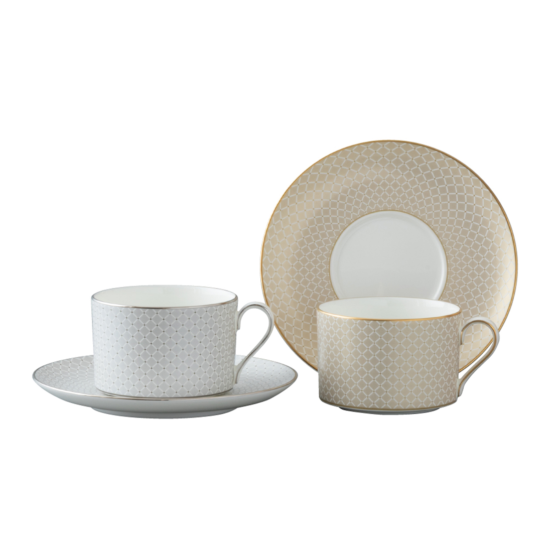 【2026春夏新作】ノヴァ  カップ＆ソーサーセット(アソート) 270cc 2人用 (97377-54719)