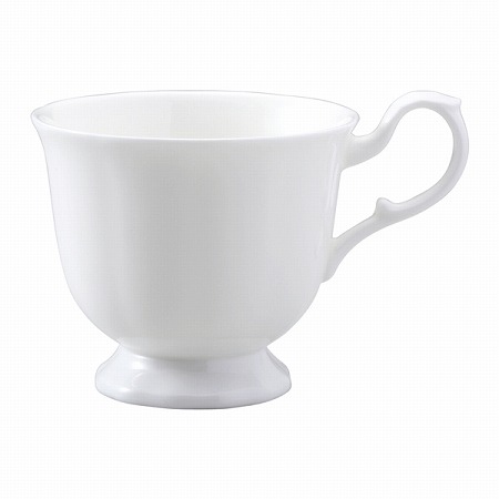 ノーブルホワイト コーヒーカップ 200cc 電子レンジ温め 食洗機対応 (9772-2264)