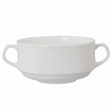 プラスセラム スタッキングスープカップ(ブイヨン)310cc電子レンジ温め 食洗機対応 (9795-2390)