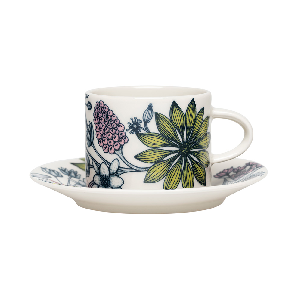 ルノ カップ&ソーサー(サマーレイ) 180cc オーブン 電子レンジ 食洗機対応 (ARB138-1086046)