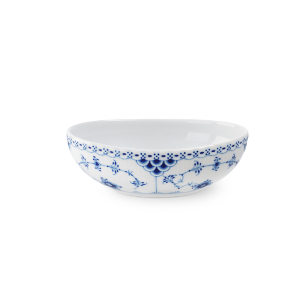 ブルーフルーテッド ハーフレース オーバルボウル 15.5cm (RC02-1058875)