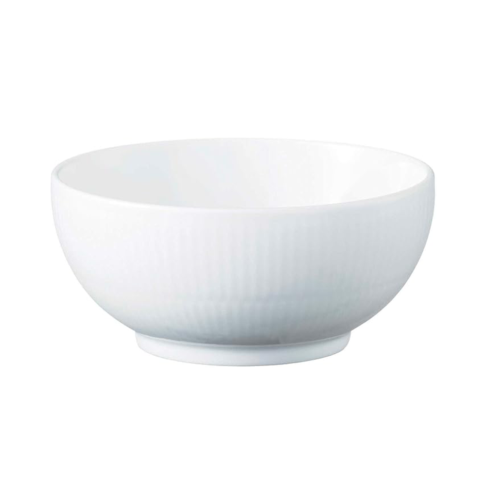 【特別企画品】【8月末まで限定】ホワイトフルーテッド ボウル 13cm 電子レンジ 食洗機対応 (RC07-1016934)