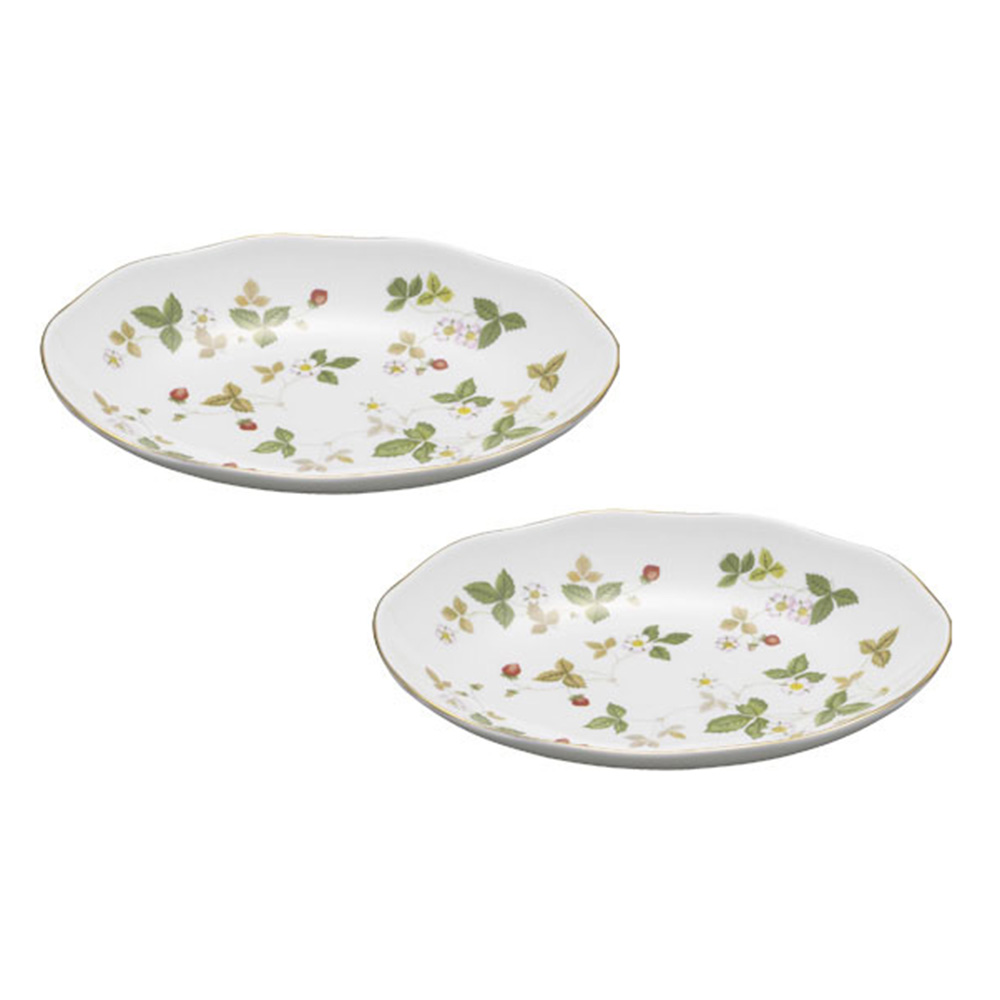 【特別企画品】【6月末まで限定】ワイルドストロベリー オーバルディッシュ ペア 25.5cm (WW01-1061986)