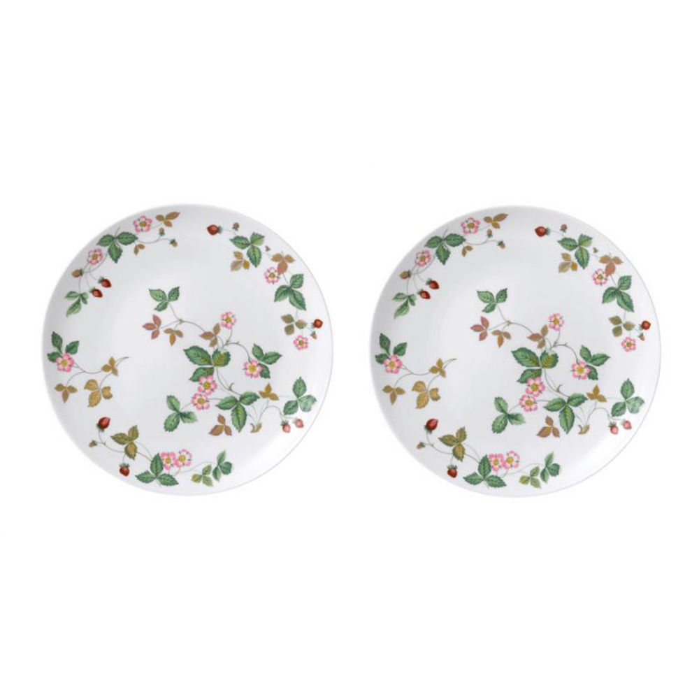 【特別企画品】【2026年間企画品】ワイルド ストロベリー カジュアル クーププレート23cm ペア 電子レンジ温め対応 (WW02-1087252)