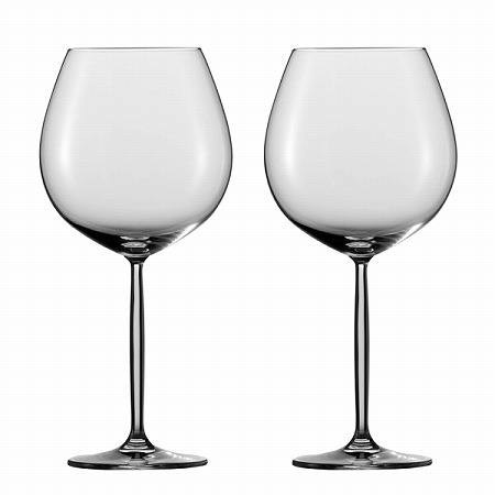 【60％OFF】ディーヴァ ワイングラスセット(ブルゴーニュ・L) 839cc 2人用 食洗機対応 (ZW8015-G104103)