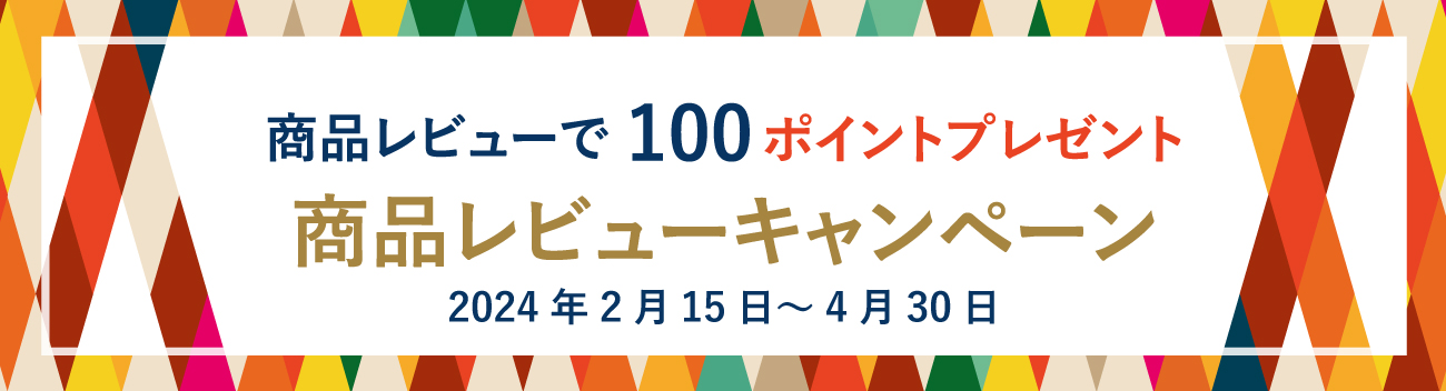 レビューキャンペーン実施中！